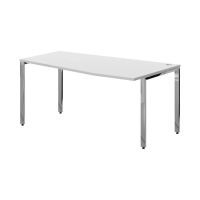 Стол письменный правый Xten Gloss XGCT 169.1(R) Белый/Полированная сталь 1600х900х750 (Skyland)