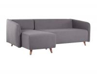 Угловой диван flip-out Lila ottoman велюр Formula 925 Серый 2200х1530х740 (Finsoffa)