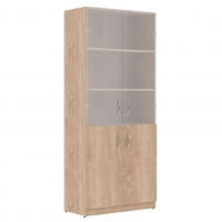 Шкаф для документов комбинированный Skyland SIMPLE SR-5W.2 Дуб Сонома 770х359х1815 Дуб Сонома