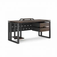 Стол офисный Kobor O2-80/70 black/charlston