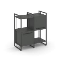 Rift Шкаф комбинированый RF.NS-005 Антрацит NEW/Металл Антрацит NEW/Черный Ручки 820*396*924