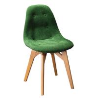 Стул Eames Сканди Грин Бук натуральный/ Velvet Lux 77 R-Home Зелёный