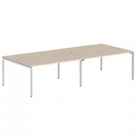 Стол письменный на 4 рабочих места XWST 3214 Бук Тиара Xten-S 3206х1400х750 Бук Тиара