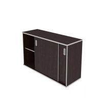 Шкаф-купе для документов низкий (наполнение - полки) STYLE Л.ШК-3.1 Венге 1200х410х750 Венге Цаво