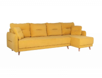 Угловой диван flip-out Folde ottoman велюр Formula 560 Желтый 2900х960х930 (Finsoffa)
