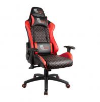 Кресло для геймеров College BX-3813/Red экокожа Чёрный/красный