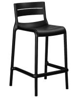 Стул полубарный DOBRIN NESSA, LMZL-PP905-1, черный (B-03)