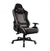 Кресло для геймеров College BX-3760 Black/Dark Grey экокожа Чёрный/серый