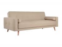 Трёхместный диван-релакс Selvik рогожка Uno beige Бежевый 2160х900х860 (Finsoffa)