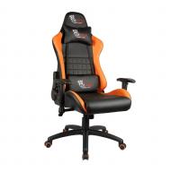 Кресло для геймеров College BX-3827/Orange экокожа Чёрный/оранжевый