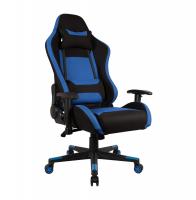 Кресло для геймеров College BX-3760 Black/Blue экокожа Чёрный/синий