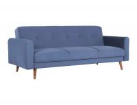 Трёхместный диван-релакс Paen велюр Priority 795 Синий 2160х900х860 (Finsoffa)