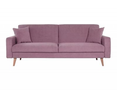 Трёхместный диван-релакс Verden велюр Formula 392 Розовый 2160х900х860 (Finsoffa)