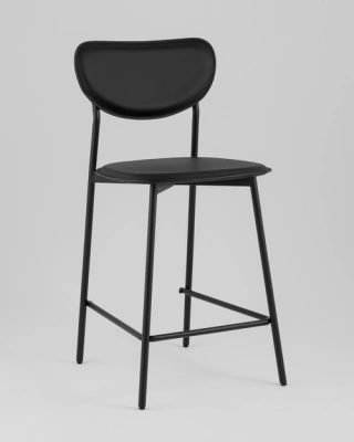 Стул полубарный Minnie чёрный Stool Group