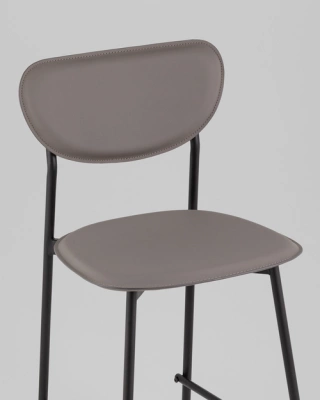 Стул полубарный Minnie серый Stool Group