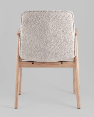 Стул обеденный Philo с деревянными ножками серый Stool Group