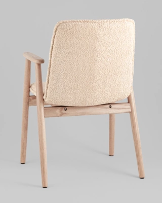 Стул обеденный Philo с деревянными ножками бежевый Stool Group
