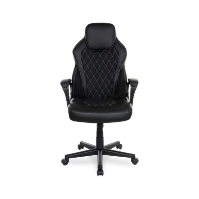 Кресло для геймеров College BX-3769/Black экокожа Чёрный