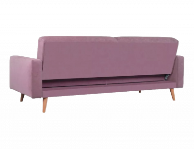 Трёхместный диван-релакс Verden велюр Formula 392 Розовый 2160х900х860 (Finsoffa)