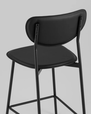 Стул полубарный Minnie чёрный Stool Group