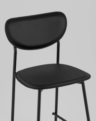 Стул полубарный Minnie чёрный Stool Group