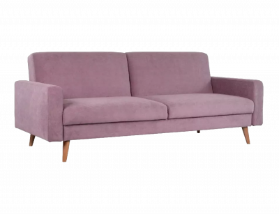 Трёхместный диван-релакс Verden велюр Formula 392 Розовый 2160х900х860 (Finsoffa)