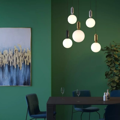 Подвес Okia Черный Odeon Light черно-белый