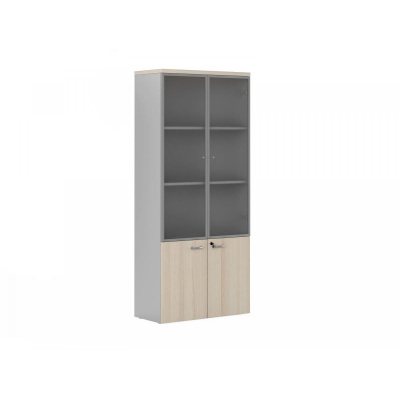 Шкаф комбинированный алюм. 900х420х2069 FLASH