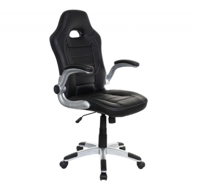 Кресло для геймеров College BX-3288B/Black экокожа Чёрный