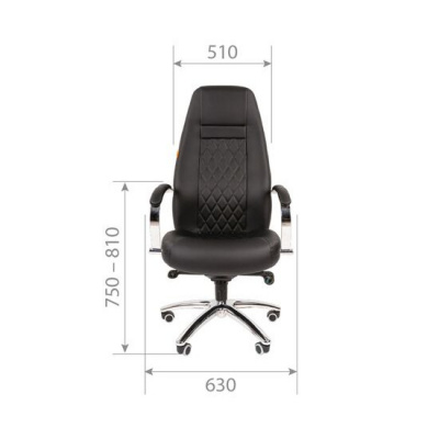КОМПЬЮТЕРНОЕ КРЕСЛО ДЛЯ РУКОВОДИТЕЛЯ CHAIRMAN 950 ЧЁРНЫЙ