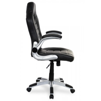 Кресло для геймеров College BX-3288B/Black экокожа Чёрный