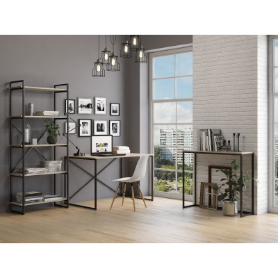 Стол письменный Бервин Кросс серый LoftyHome Серый